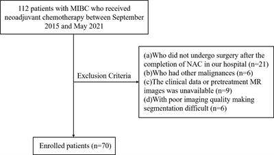 Development of a MRI-Based Radiomics Nomogram for Prediction of Response of Patients With Muscle-Invasive Bladder Cancer to Neoadjuvant Chemotherapy